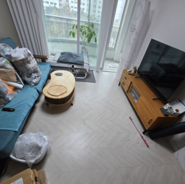 거주청소 — 작업 후